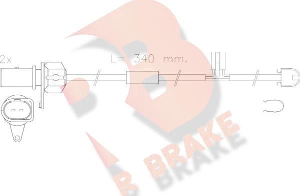 R Brake 610566RB - Signalni kontakt, trosenje kočione plocice www.molydon.hr