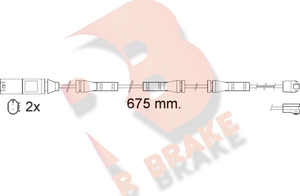 R Brake 610561RB - Signalni kontakt, trosenje kočione plocice www.molydon.hr