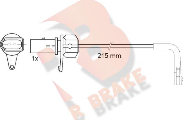 R Brake 610508RB - Signalni kontakt, trosenje kočione plocice www.molydon.hr