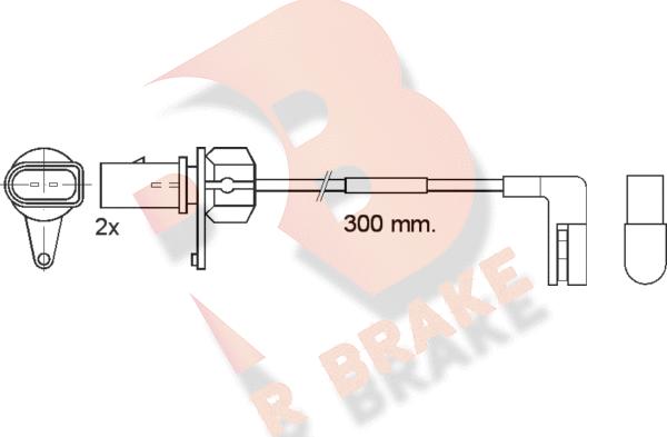 R Brake 610507RB - Signalni kontakt, trosenje kočione plocice www.molydon.hr