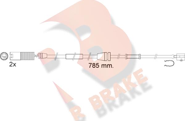 R Brake 610536RB - Signalni kontakt, trosenje kočione plocice www.molydon.hr