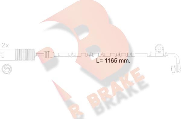 R Brake 610604RB - Signalni kontakt, trosenje kočione plocice www.molydon.hr