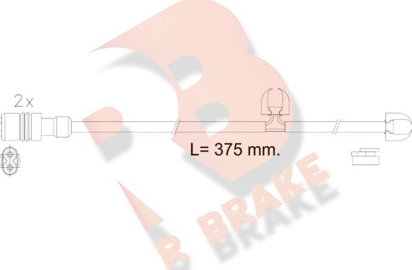 R Brake 610615RB - Signalni kontakt, trosenje kočione plocice www.molydon.hr