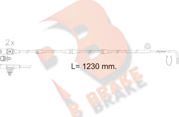 R Brake 610616RB - Signalni kontakt, trosenje kočione plocice www.molydon.hr