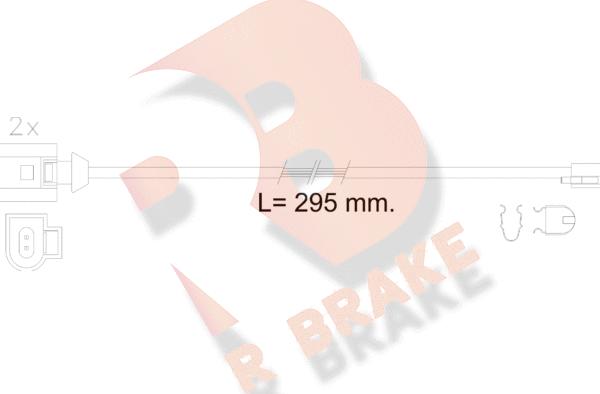 R Brake 610610RB - Signalni kontakt, trosenje kočione plocice www.molydon.hr