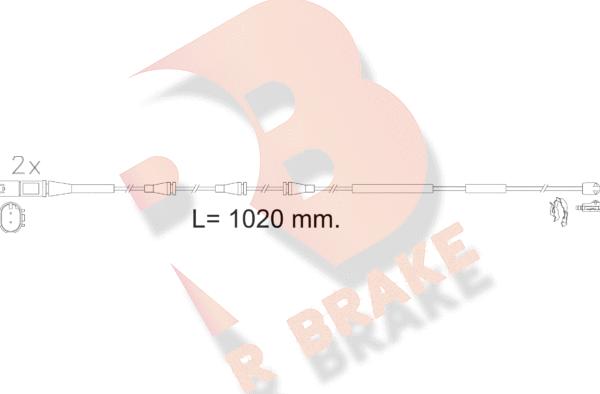 R Brake 610623RB - Signalni kontakt, trosenje kočione plocice www.molydon.hr