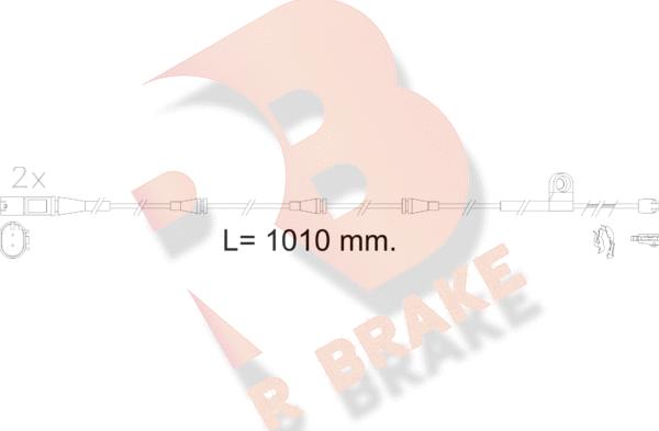 R Brake 610622RB - Signalni kontakt, trosenje kočione plocice www.molydon.hr