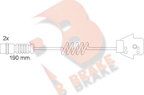 R Brake 610057RB - Signalni kontakt, trosenje kočione plocice www.molydon.hr