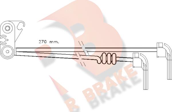 R Brake 610280RB - Signalni kontakt, trosenje kočione plocice www.molydon.hr