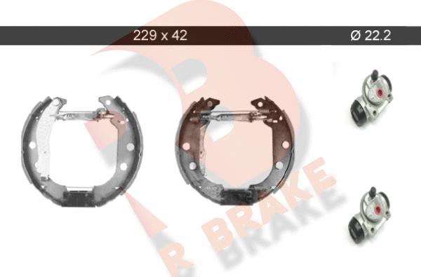 R Brake 79RBKT0048 - Komplet kočnica, bubanj kočnice www.molydon.hr