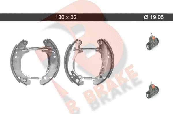 R Brake 79RBKT0063 - Komplet kočnica, bubanj kočnice www.molydon.hr