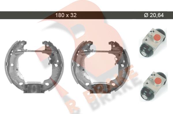 R Brake 79RBKT0013 - Komplet kočnica, bubanj kočnice www.molydon.hr