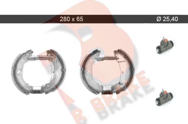 R Brake 79RBKT0083 - Komplet kočnica, bubanj kočnice www.molydon.hr