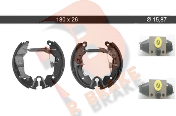 R Brake 79RBKT0035 - Komplet kočnica, bubanj kočnice www.molydon.hr