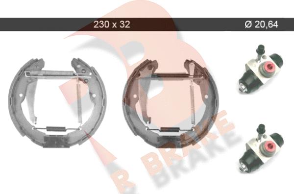 R Brake 79RBKT0073 - Komplet kočnica, bubanj kočnice www.molydon.hr