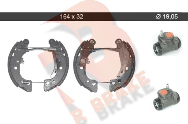 R Brake 79RBKT0100 - Komplet kočnica, bubanj kočnice www.molydon.hr