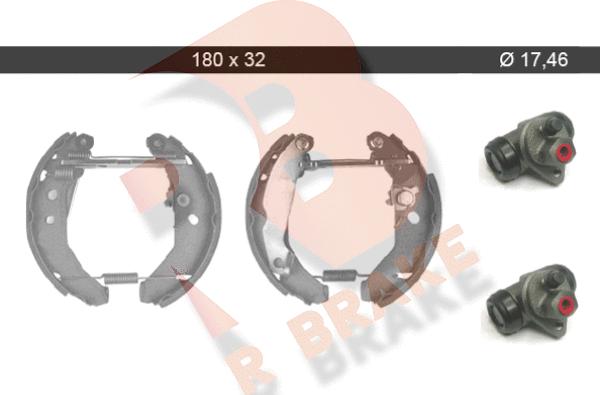 R Brake 79RBKT0101 - Komplet kočnica, bubanj kočnice www.molydon.hr