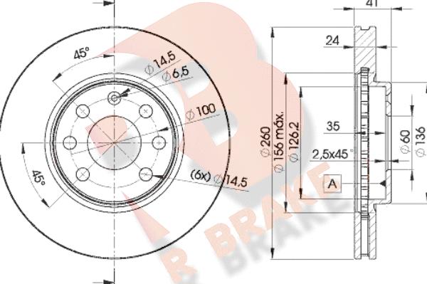 R Brake 78RBD29000 - Kočioni disk www.molydon.hr