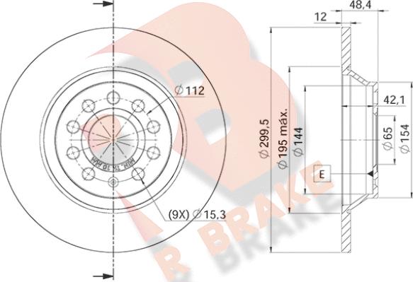 R Brake 78RBD25642 - Kočioni disk www.molydon.hr