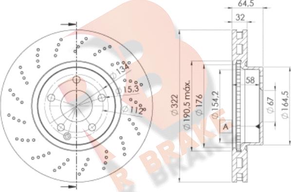 R Brake 78RBD26472 - Kočioni disk www.molydon.hr