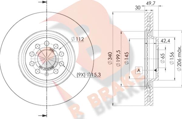 R Brake 78RBD26085 - Kočioni disk www.molydon.hr