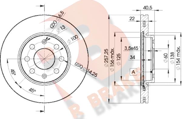 R Brake 78RBD20920 - Kočioni disk www.molydon.hr