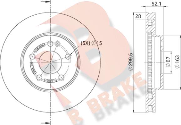 R Brake 78RBD20408 - Kočioni disk www.molydon.hr