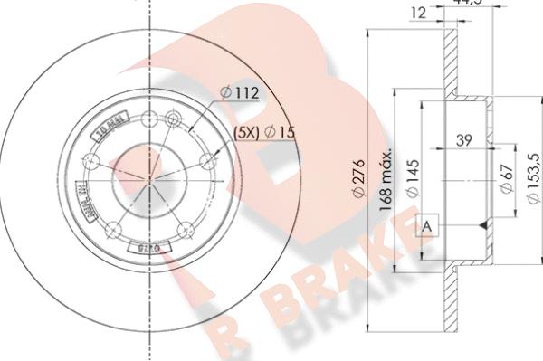 R Brake 78RBD20118 - Kočioni disk www.molydon.hr