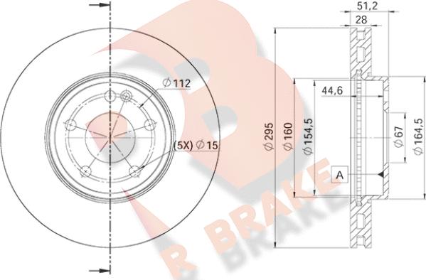 R Brake 78RBD20122 - Kočioni disk www.molydon.hr