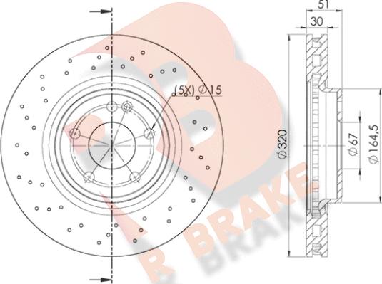 R Brake 78RBD21018 - Kočioni disk www.molydon.hr