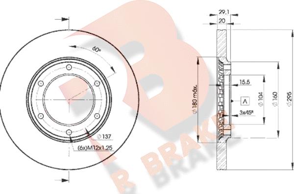 R Brake 78RBD27000 - Kočioni disk www.molydon.hr