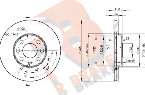 R Brake 78RBD27879 - Kočioni disk www.molydon.hr