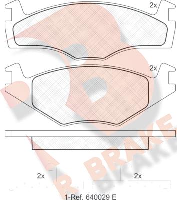 R Brake RB0459 - Komplet Pločica, disk-kočnica www.molydon.hr