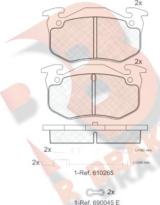 R Brake RB0417-066 - Komplet Pločica, disk-kočnica www.molydon.hr