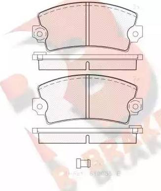 R Brake RB0102 - Komplet Pločica, disk-kočnica www.molydon.hr