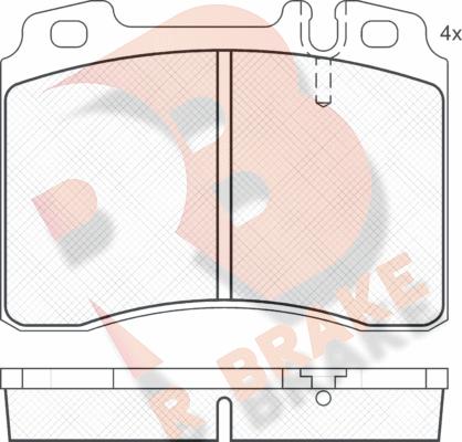 R Brake RB0861-200 - Komplet Pločica, disk-kočnica www.molydon.hr