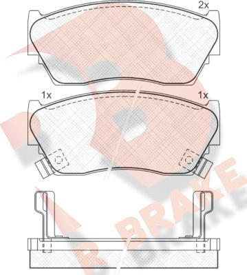 R Brake RB0882 - Komplet Pločica, disk-kočnica www.molydon.hr