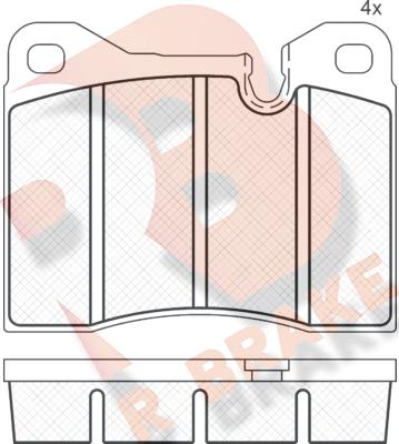 R Brake RB0305 - Komplet Pločica, disk-kočnica www.molydon.hr