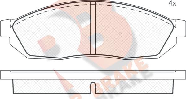 R Brake RB0311 - Komplet Pločica, disk-kočnica www.molydon.hr