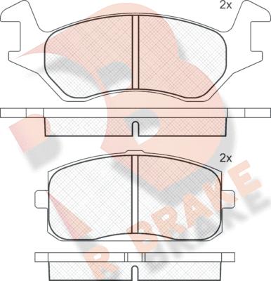 R Brake RB0294 - Komplet Pločica, disk-kočnica www.molydon.hr