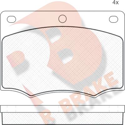 R Brake RB0259 - Komplet Pločica, disk-kočnica www.molydon.hr