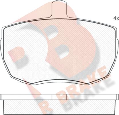 R Brake RB0230 - Komplet Pločica, disk-kočnica www.molydon.hr