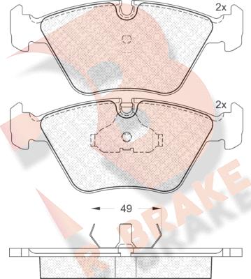 R Brake RB0773 - Komplet Pločica, disk-kočnica www.molydon.hr