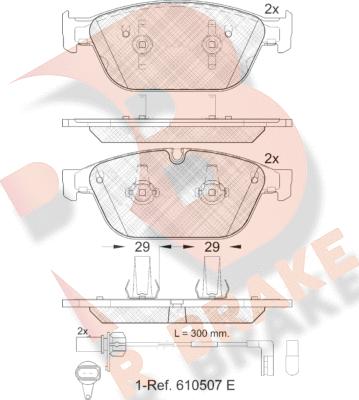 R Brake RB1994 - Komplet Pločica, disk-kočnica www.molydon.hr