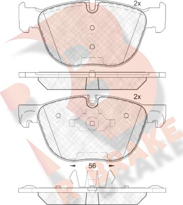 R Brake RB1919 - Komplet Pločica, disk-kočnica www.molydon.hr