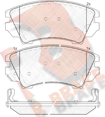 R Brake RB1913 - Komplet Pločica, disk-kočnica www.molydon.hr