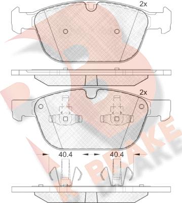 R Brake RB1920 - Komplet Pločica, disk-kočnica www.molydon.hr