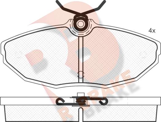 R Brake RB1562 - Komplet Pločica, disk-kočnica www.molydon.hr