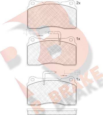 R Brake RB1647 - Komplet Pločica, disk-kočnica www.molydon.hr