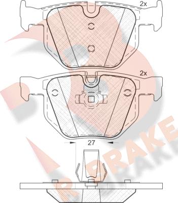 R Brake RB1684 - Komplet Pločica, disk-kočnica www.molydon.hr